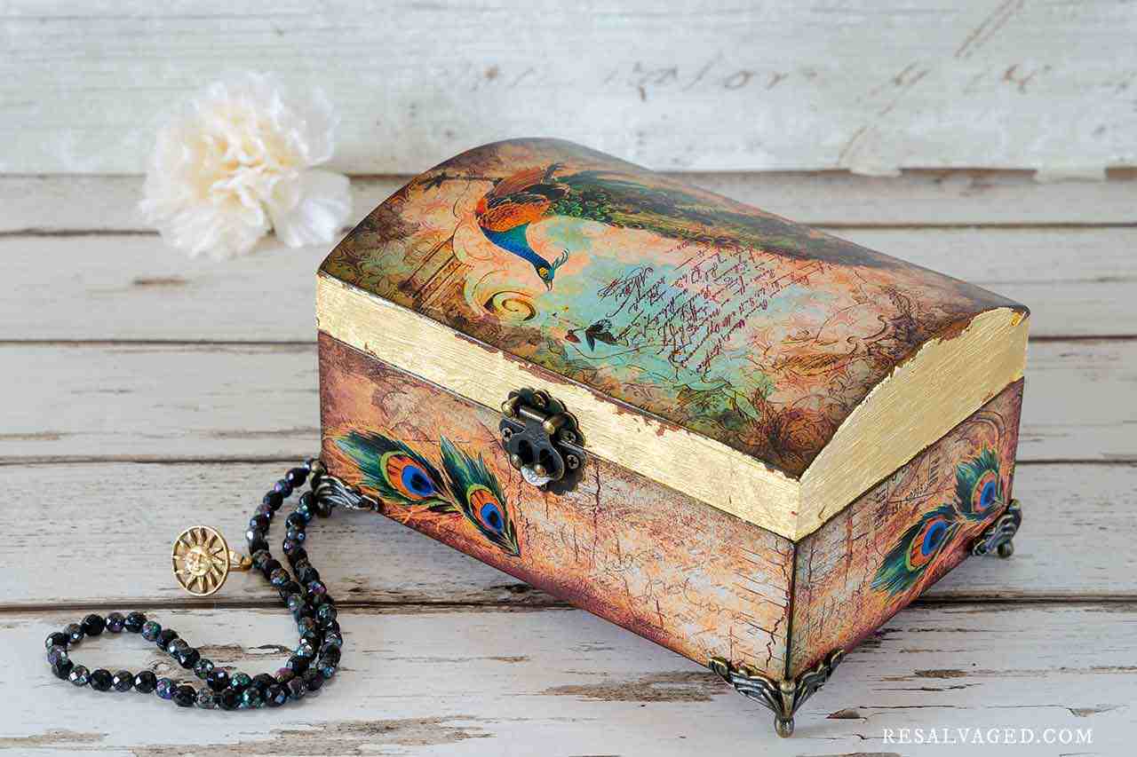 decoupage jewelry box