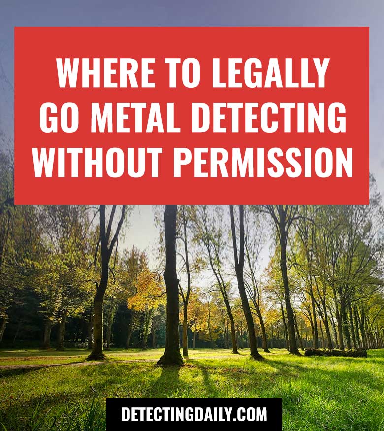 metal detecting without permission