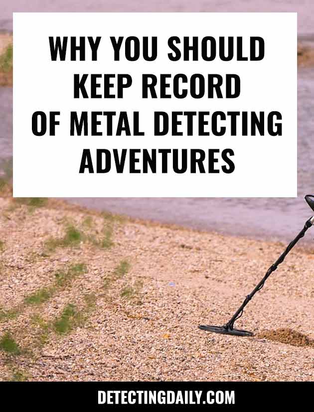 metal detecting record keeping