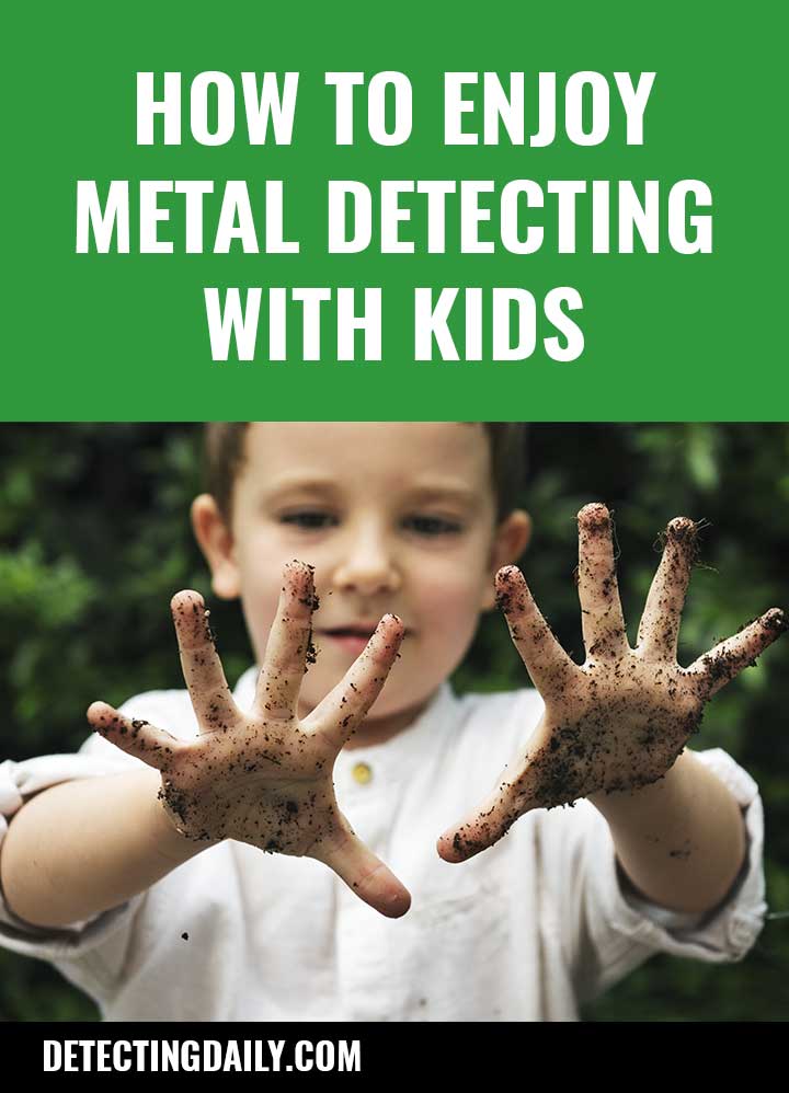 metal detecting with kids