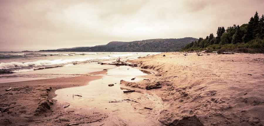 Lake Superior Puddles At Beach