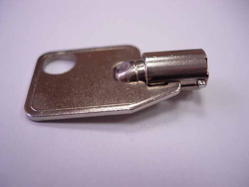 tubular key for vending machine