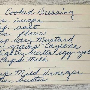 Cooked Creamy Salad Dressing Recipe