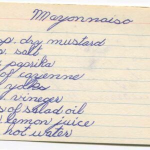 Mayonnaiso – Recipe for Mayonnaise