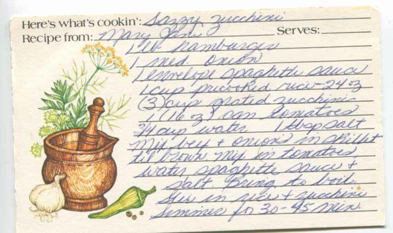 Snazzy Zucchini Recipe