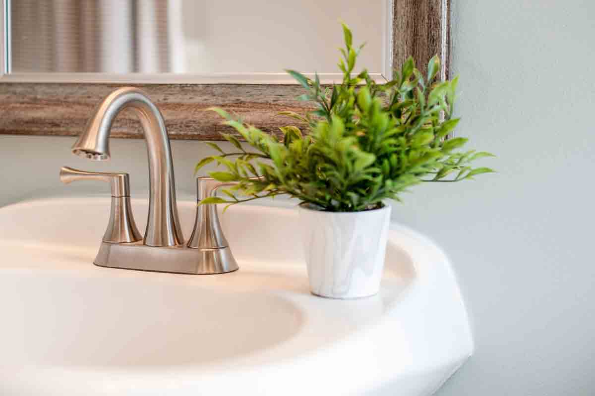 Brushed Nickel Bathroom Faucet