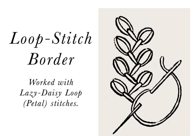 Loop Stitch Border
