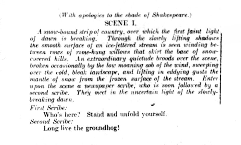 Groundhogs Day Hamlet Parody